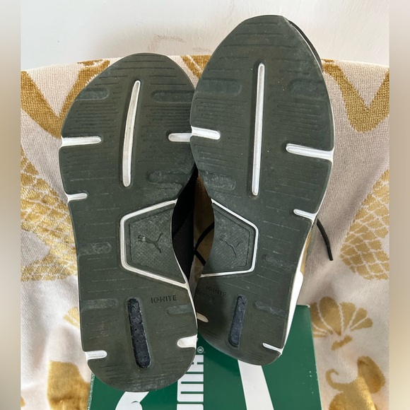 Women’s PUMA Muse X-2 - Army Green and Gold Metallic - Size 6 - Picture 5 of 6